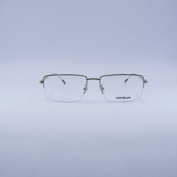 🕶️ New Montblanc MB0113O 004 Eyeglasses - Gold Frame 58mm - Picture 3 of 10